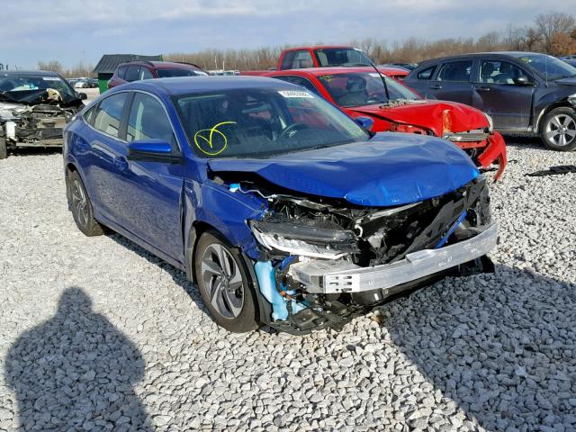 19XZE4F58KE000860 - 2019 HONDA INSIGHT EX BLUE photo 1