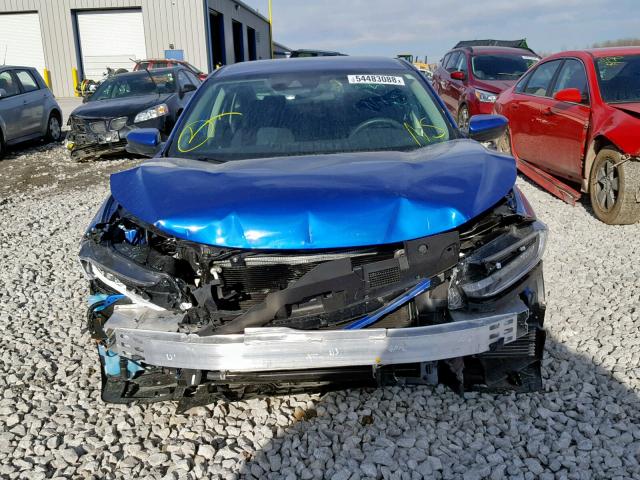 19XZE4F58KE000860 - 2019 HONDA INSIGHT EX BLUE photo 9