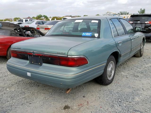 2MELM74W9VX659873 - 1997 MERCURY GRAND MARQ GREEN photo 4