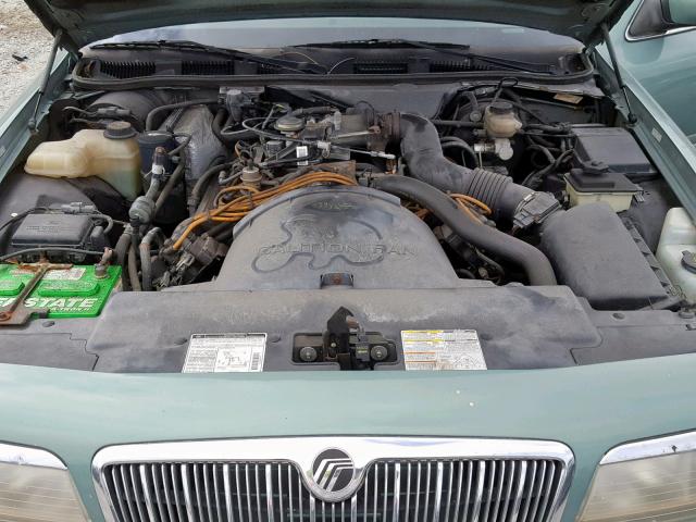 2MELM74W9VX659873 - 1997 MERCURY GRAND MARQ GREEN photo 7