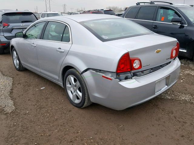 1G1ZA5E04AF254215 - 2010 CHEVROLET MALIBU LS ნაცრისფერი ფოტო 3