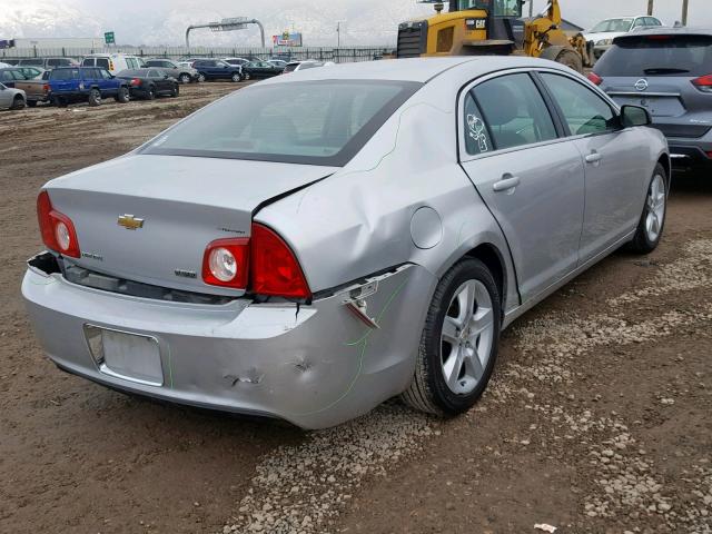 1G1ZA5E04AF254215 - 2010 CHEVROLET MALIBU LS ნაცრისფერი ფოტო 4