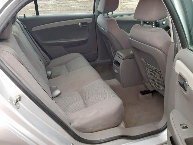1G1ZA5E04AF254215 - 2010 CHEVROLET MALIBU LS ნაცრისფერი ფოტო 6