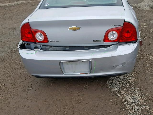 1G1ZA5E04AF254215 - 2010 CHEVROLET MALIBU LS ნაცრისფერი ფოტო 9