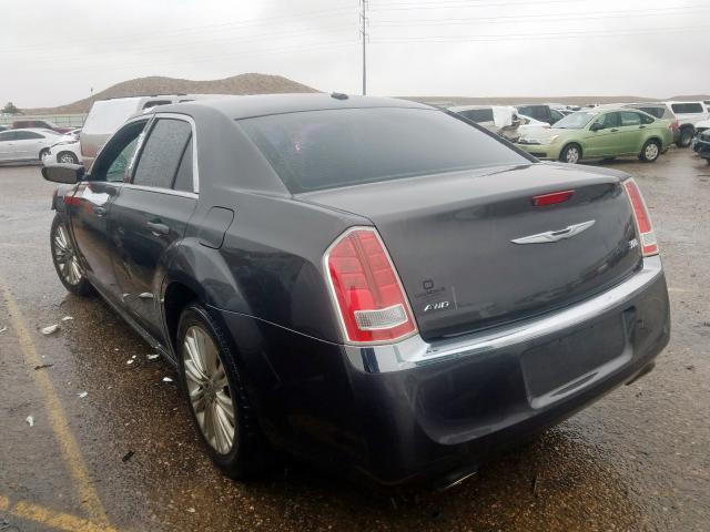 2C3CCARG2DH519583 - 2013 CHRYSLER 300 GRAY photo 3