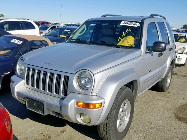 1J8GK58K33W506198 - 2003 JEEP LIBERTY LI SILVER photo 2