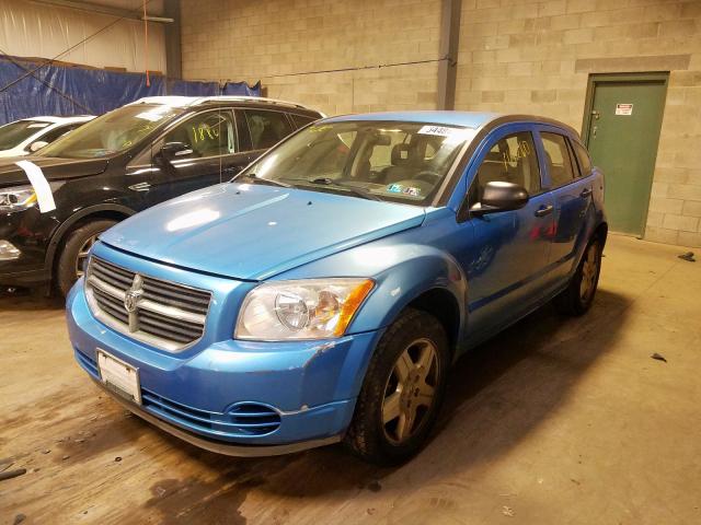 1B3HB48B18D509580 - 2008 DODGE CALIBER SX BLUE photo 2