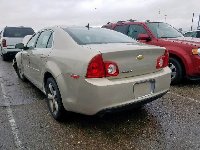 1G1ZC5E13BF375631 - 2011 CHEVROLET MALIBU 1LT 金色 照片 3