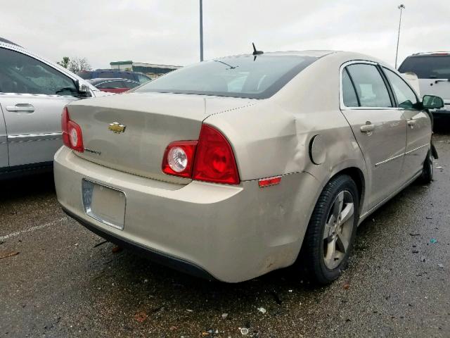1G1ZC5E13BF375631 - 2011 CHEVROLET MALIBU 1LT 金色 照片 4