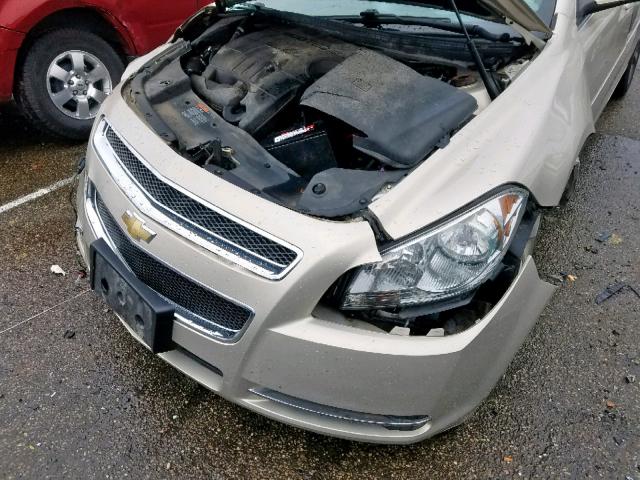 1G1ZC5E13BF375631 - 2011 CHEVROLET MALIBU 1LT 金色 照片 9