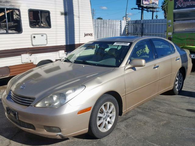 JTHBF30G420014622 - 2002 LEXUS ES 300 GOLD photo 2