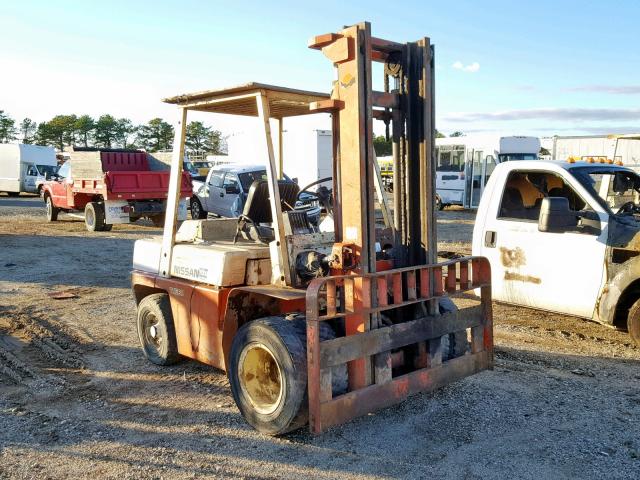 YF03001373 - 2003 NISSAN FORKLIFT ORANGE photo 1