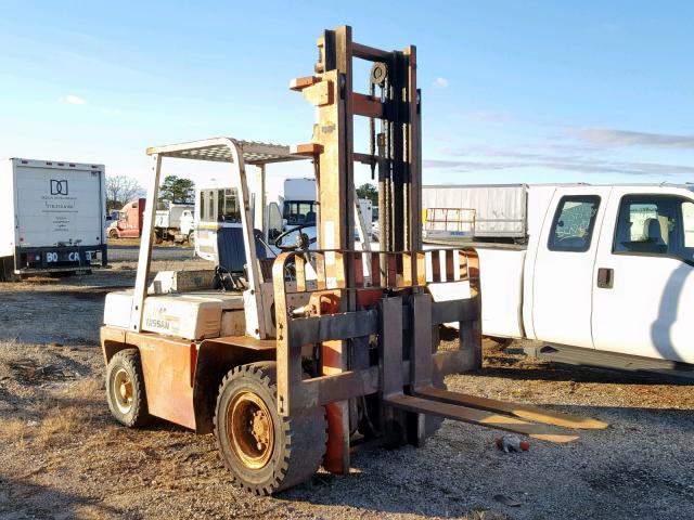 YF03001370 - 2003 NISSAN FORKLIFT ORANGE photo 1