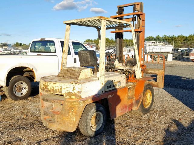 YF03001370 - 2003 NISSAN FORKLIFT ORANGE photo 4