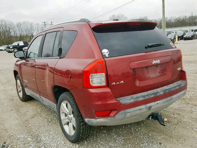 1J4NF1FB8BD134974 - 2011 JEEP COMPASS SP 栗色 照片 3