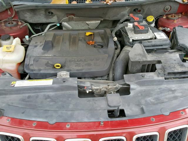 1J4NF1FB8BD134974 - 2011 JEEP COMPASS SP 栗色 照片 7