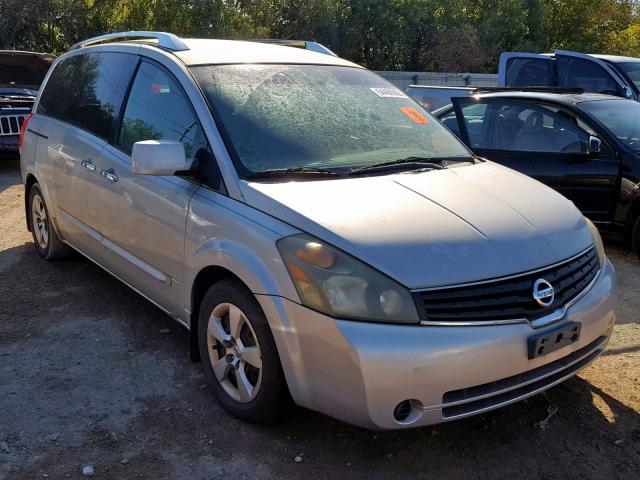 5N1BV28U37N132966 - 2007 NISSAN QUEST S SILVER photo 1