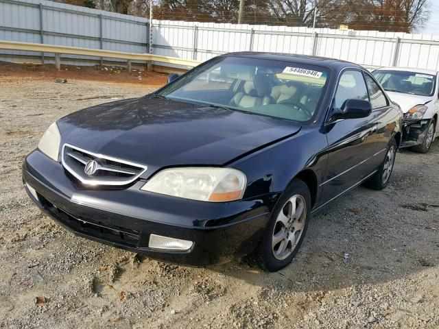 19UYA42431A024670 - 2001 ACURA 3.2CL BLACK photo 2