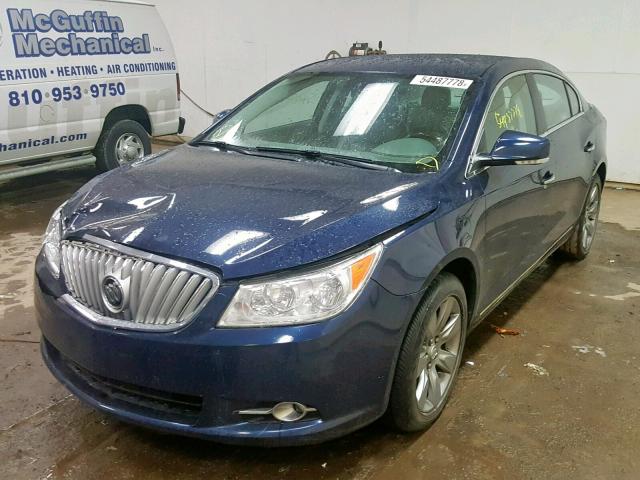 1G4GC5EC4BF138335 - 2011 BUICK LACROSSE C BLUE photo 2