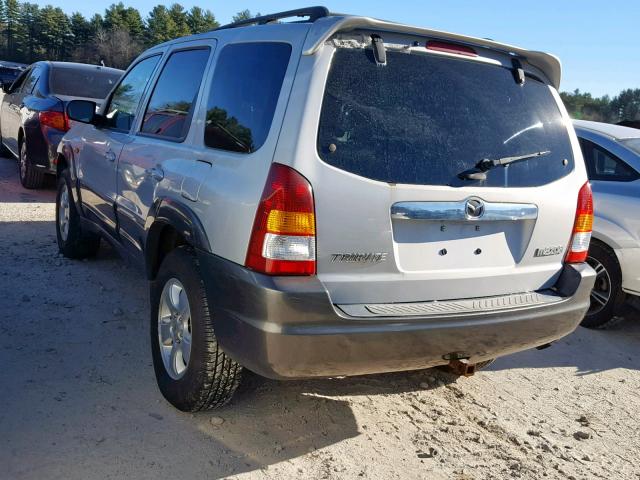 4F2CZ96154KM12805 - 2004 MAZDA TRIBUTE ES SILVER photo 3