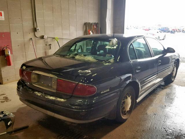 1G4HR54K12U209675 - 2002 BUICK LESABRE LI BLACK photo 4