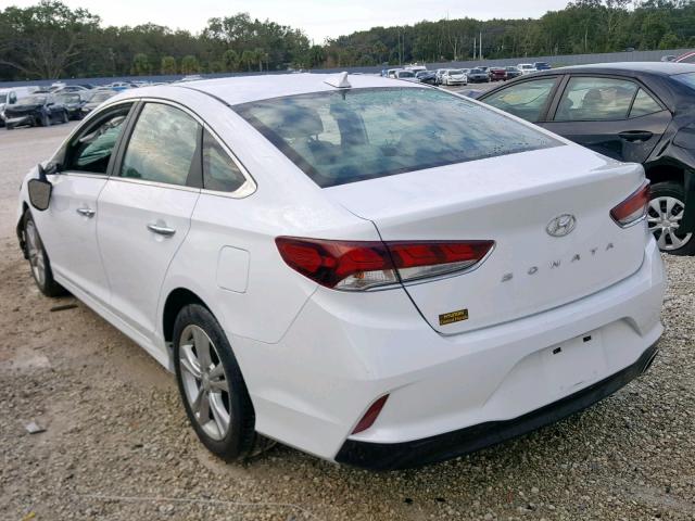 5NPE34AF3JH668256 - 2018 HYUNDAI SONATA SPO WHITE photo 3