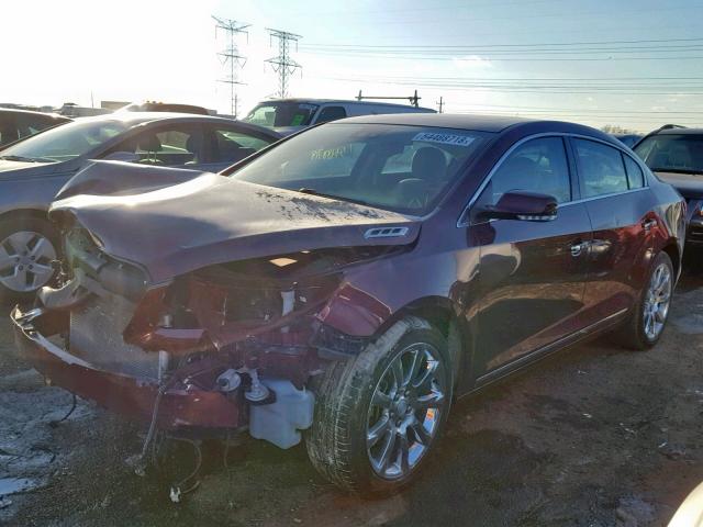 1G4GD5G32EF291634 - 2014 BUICK LACROSSE P BURGUNDY photo 2