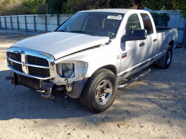 3D7KR28A07G843702 - 2007 DODGE RAM 2500 S SILVER photo 2