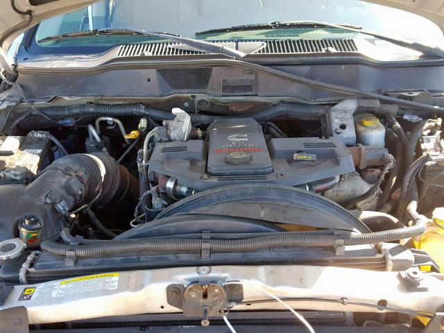 3D7KR28A07G843702 - 2007 DODGE RAM 2500 S SILVER photo 7