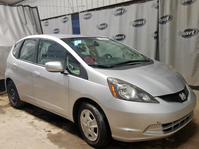 JHMGE8H30DC029739 - 2013 HONDA FIT SILVER photo 1