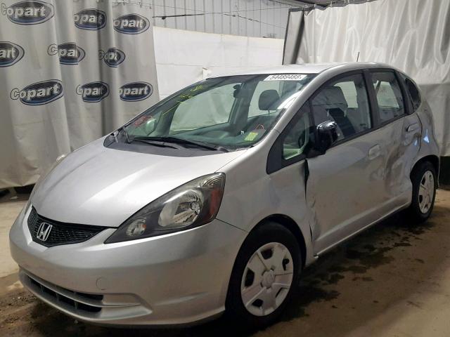 JHMGE8H30DC029739 - 2013 HONDA FIT SILVER photo 2