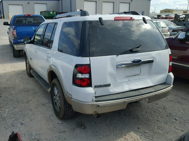 1FMEU64E16ZA06800 - 2006 FORD EXPLORER E WHITE photo 3