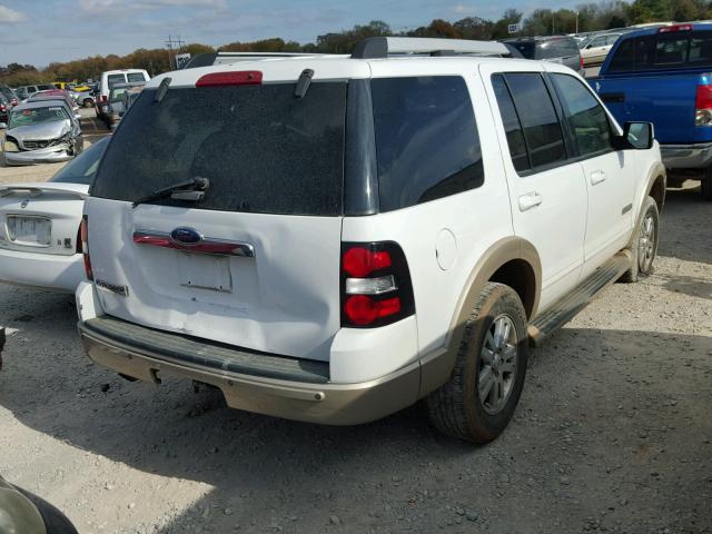 1FMEU64E16ZA06800 - 2006 FORD EXPLORER E WHITE photo 4