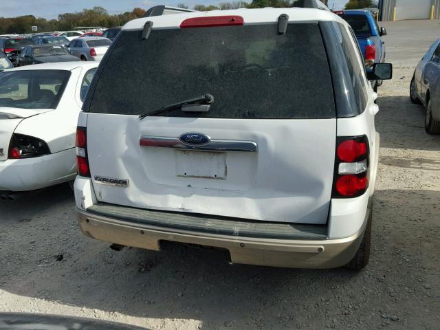 1FMEU64E16ZA06800 - 2006 FORD EXPLORER E WHITE photo 9