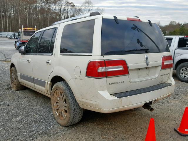 5LMFU28527LJ07420 - 2007 LINCOLN NAVIGATOR 白色 照片 3
