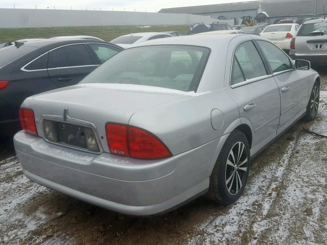 1LNHM87AX1Y727374 - 2001 LINCOLN LS فضي صورة 4