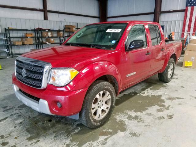 5Z61D0ER2CC444565 - 2012 SUZUKI EQUATOR SP RED photo 2