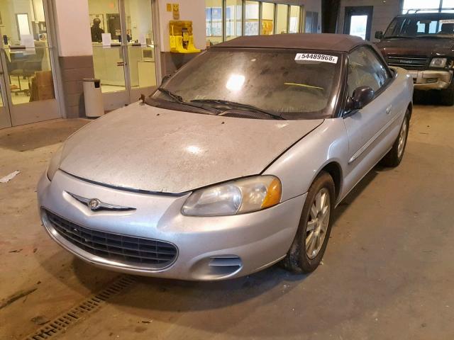 1C3EL75T13N507879 - 2003 CHRYSLER SEBRING GT SILVER photo 2