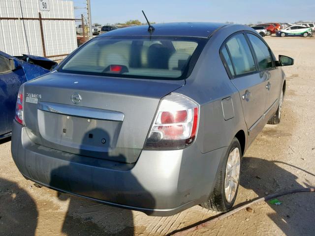 3N1AB6AP6AL673895 - 2010 NISSAN SENTRA 2.0 GRAY photo 4