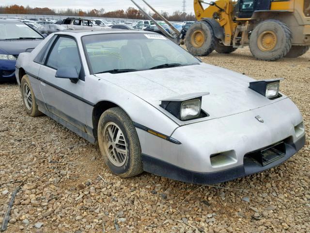 1G2PF37R2GP261042 - 1986 PONTIAC FIERO SE SILVER photo 1