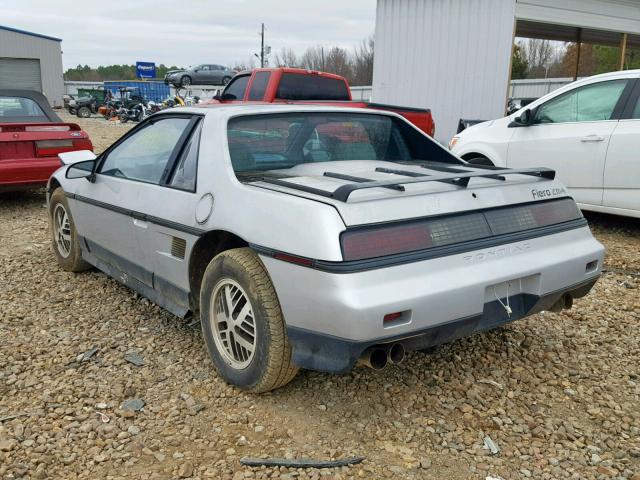 1G2PF37R2GP261042 - 1986 PONTIAC FIERO SE SILVER photo 3