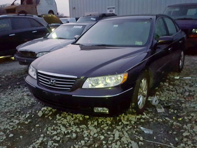 KMHFC46F27A234502 - 2007 HYUNDAI AZERA SE PURPLE photo 2