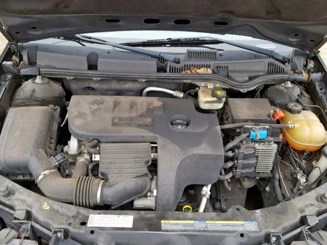 1G8AJ55F97Z102778 - 2007 SATURN ION LEVEL BLACK photo 7