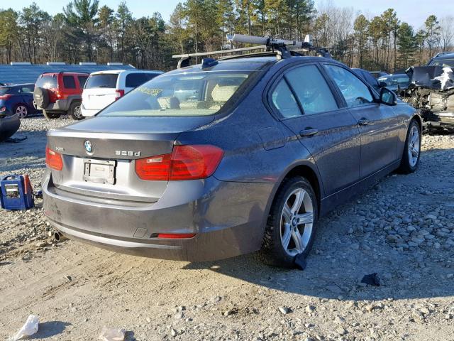 WBA3D5C51EKX98099 - 2014 BMW 328 D GRAY photo 4