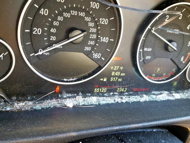 WBA3D5C51EKX98099 - 2014 BMW 328 D GRAY photo 8