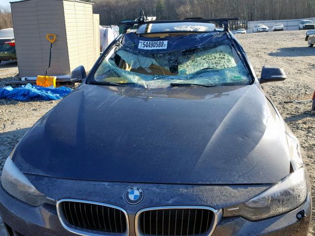 WBA3D5C51EKX98099 - 2014 BMW 328 D GRAY photo 9