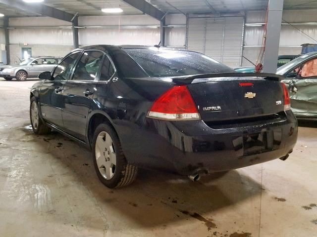 2G1WD58C879262805 - 2007 CHEVROLET IMPALA SUP 黑色 照片 3