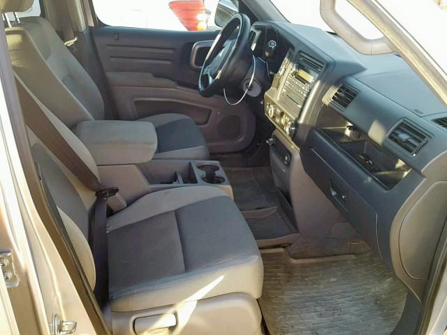 5FPYK1F43CB455757 - 2012 HONDA RIDGELINE SILVER photo 5