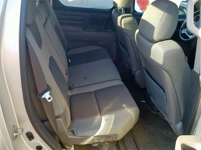 5FPYK1F43CB455757 - 2012 HONDA RIDGELINE SILVER photo 6