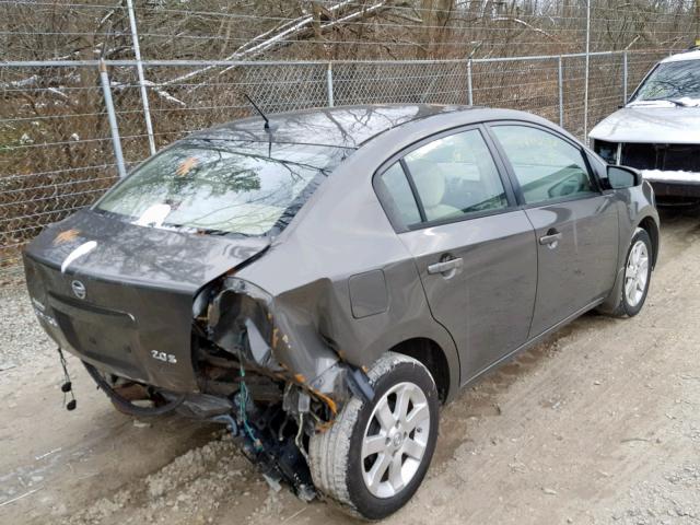 3N1AB61E07L605325 - 2007 NISSAN SENTRA 2.0 BROWN photo 4